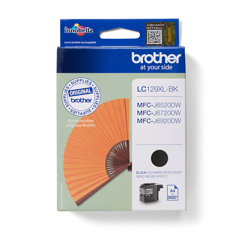 Brother Cartouche d'encre noire XL LC129XLBK