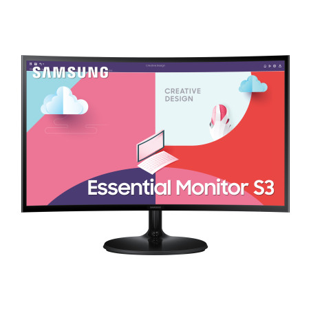 Samsung Moniteur 24" S24C360EAU Full HD Incurvé