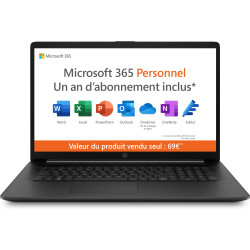 HP Ordinateur Portable 17.3" 3020E 4GB 128SSD W11 HP17CP0274NF