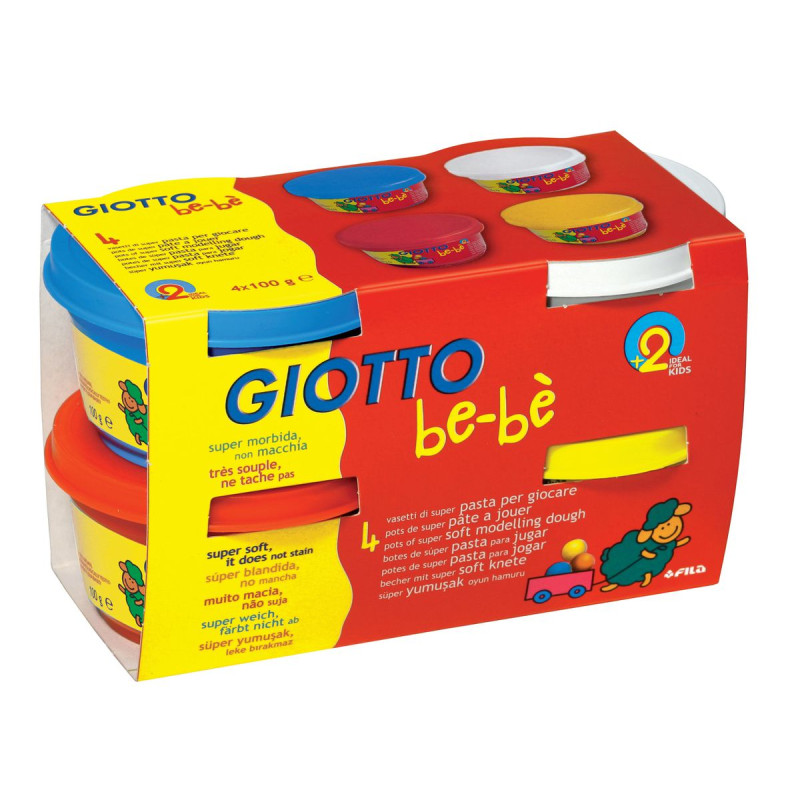 Giotto Be-Bè Pâte à Modeler 4x100g 464901