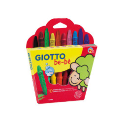 Giotto Bébé Maxi Crayons Cire Etui 10 479200