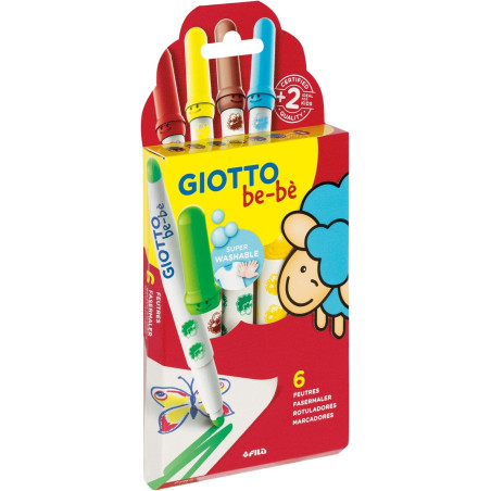 Giotto Bebe Etui 6 Feutres Maxi 469800