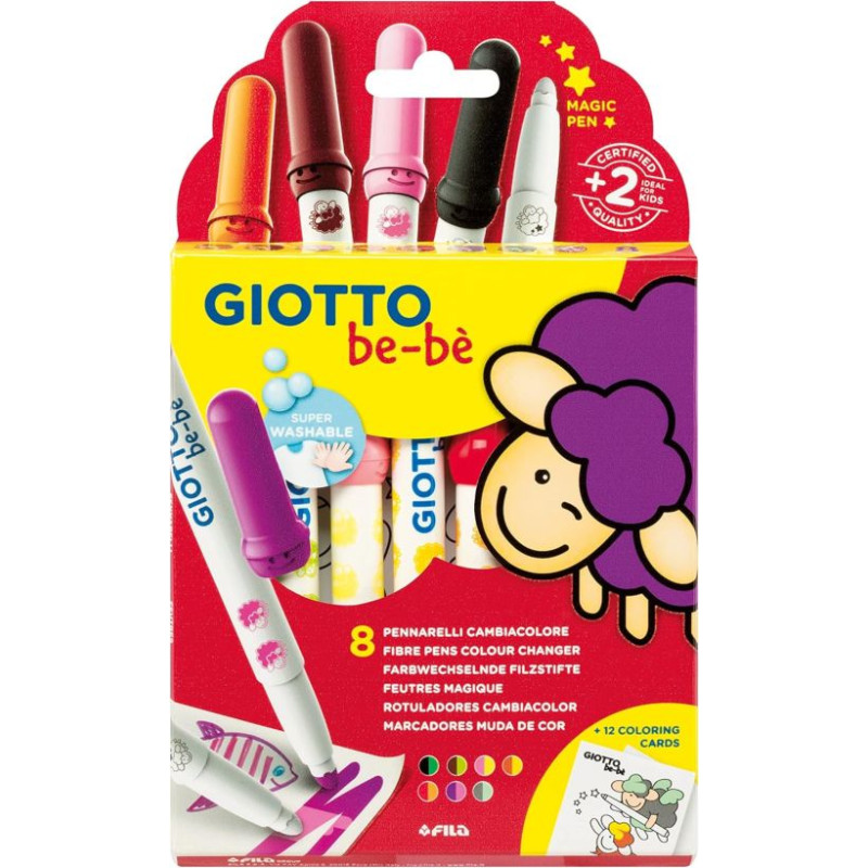 Giotto Étui 8 pcs Feutres Magiques 478900