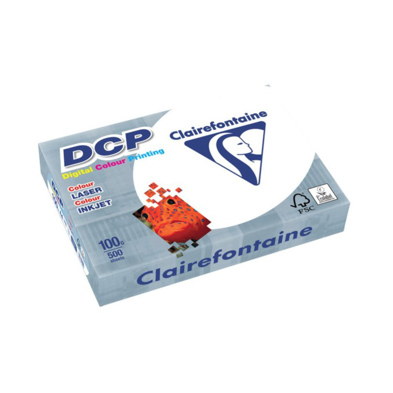 Clairefontaine Papier A3 100g Blanc 500F Réf CLAIRF_A3_100G