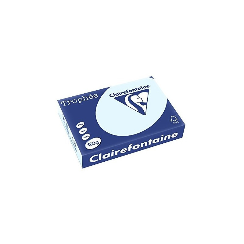 Clairalfa Papier A4 Bleu Clair 160g 250 feuilles 2633C