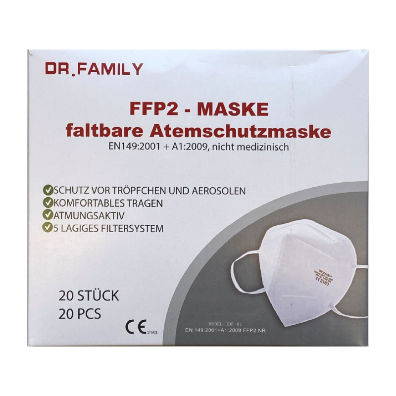 Masque FFP2 4 Couches x20 P20-FFP2-4C