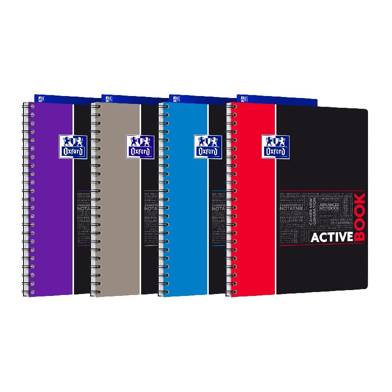 ActiveBook Cahier A4 160 Pages Couverture PP Seyes 019519