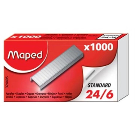 Maped Agrafes 24/6 Boîte de 1000 324405