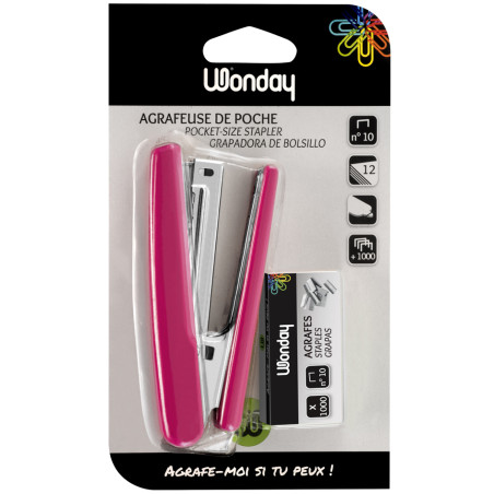 Wonday Agrafeuse N°10 avec 1000 agrafes 100162