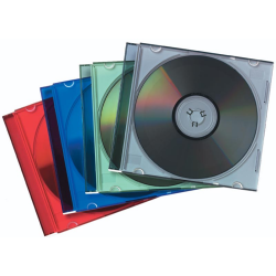 Fellowes Boîtier CD Transparent Anti-Choc CLRP25