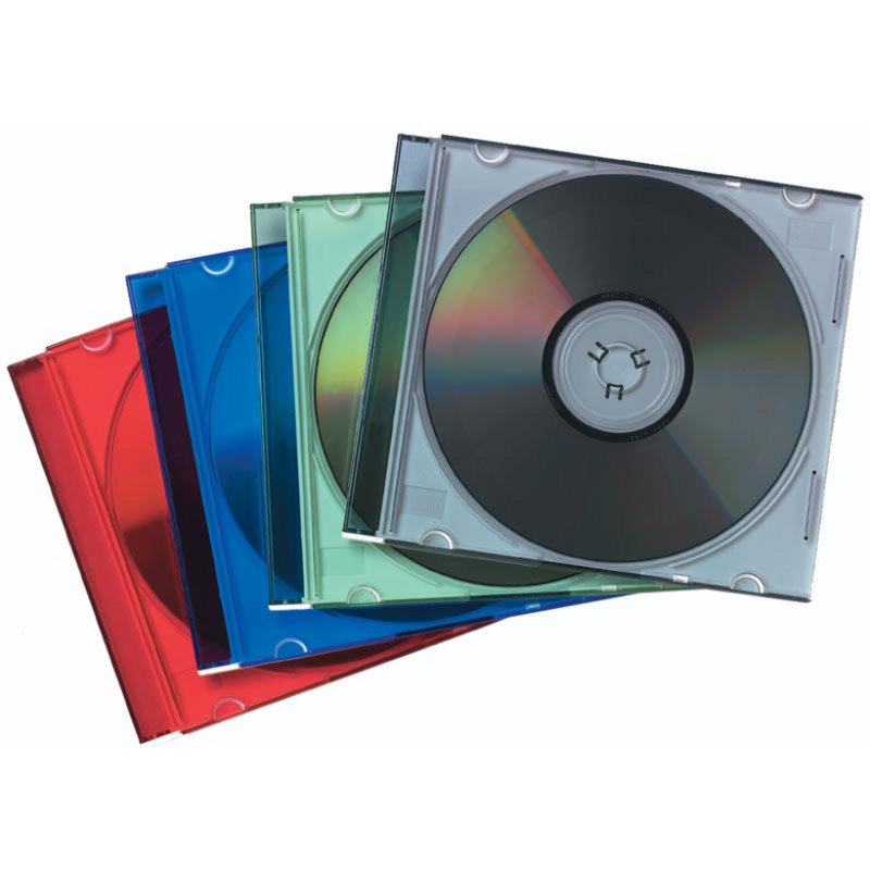 Fellowes Boîtier CD Transparent Anti-Choc CLRP25