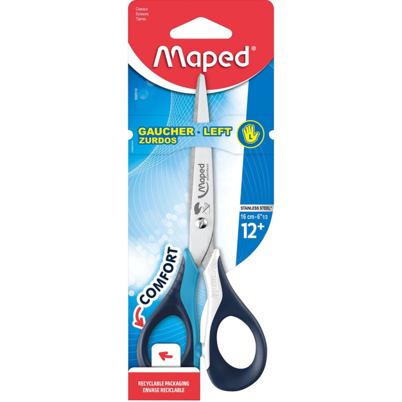 Maped Ciseaux Sensoft 16cm Gaucher 696510