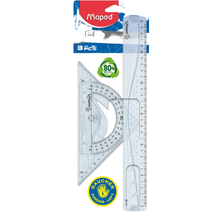 Maped Ensemble Traçage Cristal 3 Pièces 897121