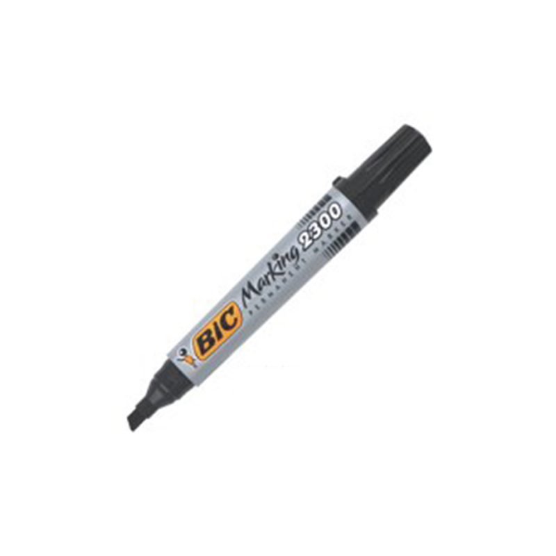 Bic Marqueur Pointe Biseautée Noir 880327