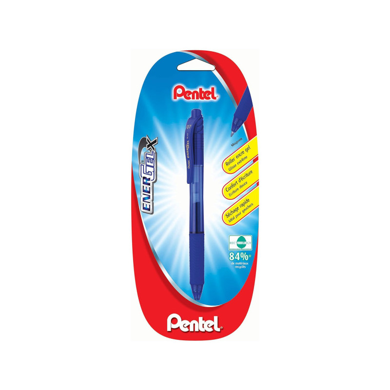 Pentel Stylo Roller Encre Gel Bleu 0.7mm 235001
