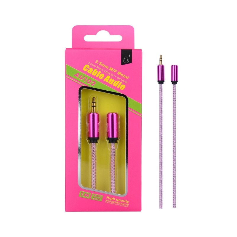 Philips Câble Audio Mâle/Femelle Violet ITEKH23310034