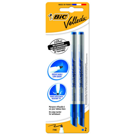 BIC Feutre Fin Velleda Bleu 875710
