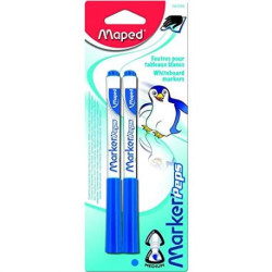 Maped Feutre Moyenne Pointe Blanc/Bleu 741310