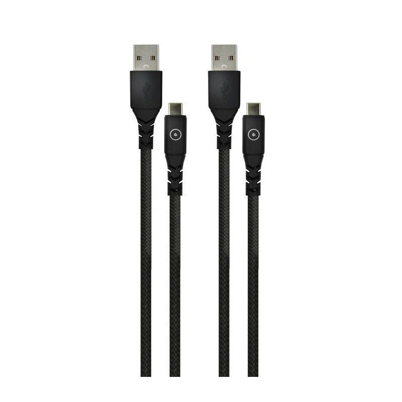 Muvit Gaming Câble de Charge Duo USB-C 3m MGCC101