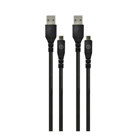 Muvit Gaming Câble de Charge Duo USB-C 3m MGCC101