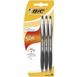 Bic Stylo Bille Atlantis Soft Noir 931946