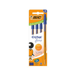 BIC Stylo Bille Cristal Fine Bleu 516338