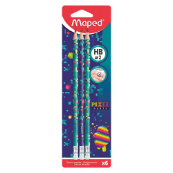 Maped Crayon Noir HB Pixel Party 851816