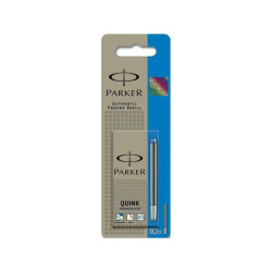 Parker Cartouches Encre Bleue Longues 10 pièces 0881390