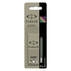 Parker Cartouches d'Encre Noire 10 unités 0881410