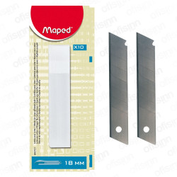 Maped Lames Cutter 18mm Blister 10 640721
