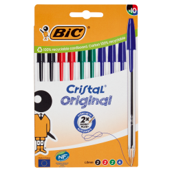 Bic Stylo Bille Cristal Assortiment 516354