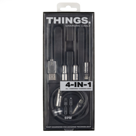 Remax câble de charge 60W 4 en 1 RC-C168 White