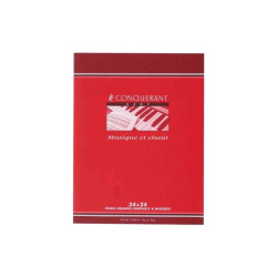 Conquérant Cahier de Musique 17x22 S 100321