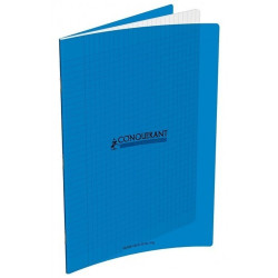 Conquérant Cahier 17x22 140 Pages Couverture PP Bleu 089846