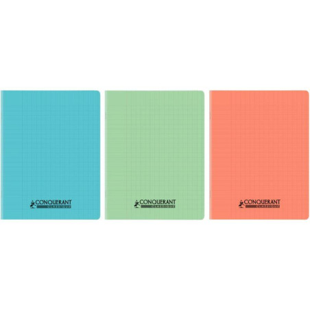 Conquerant Cahier 17x22 32P Double Ligne Bleu 002780