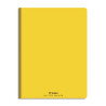 Cahier Piqûre 17x22cm 48 Pages Couverture PP Jaune 101302