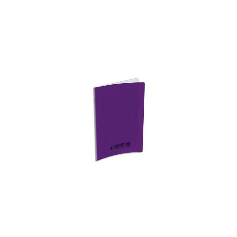 Cahier piqué 17x22 48 pages couverture PP violet 105472