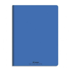Cahier Piqué 17x22 60 Pages Couverture PP Bleu 100752