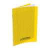 Cahier Piqûre 17x22 60P Couverture PP Jaune 101235