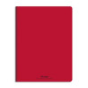 Cahier Piqué 17x22 60 Pages Couverture PP Rouge 100214