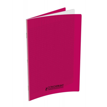 Conquerant Cahier 24x32 96 Pages Couverture PP Rose