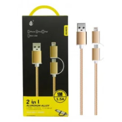One+ Câble Micro USB + Lightning Or ITEKH23199059