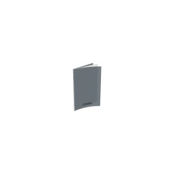 Cahier A4 96 Pages Couverture Polypro Gris 002774