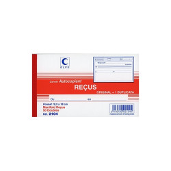 Elve Carnet de Reçu 105x148 50/2 LV2104