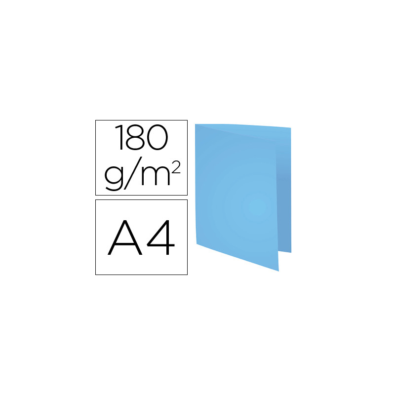 Exacompta Chemise Carton 24x32cm Bleu 170g 420010E