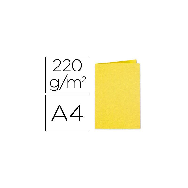 Exacompta Chemise Carton 24x32cm Jaune 220g 410005E