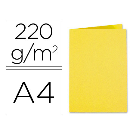 Exacompta Chemise Carton 24x32cm Jaune 220g 410005E