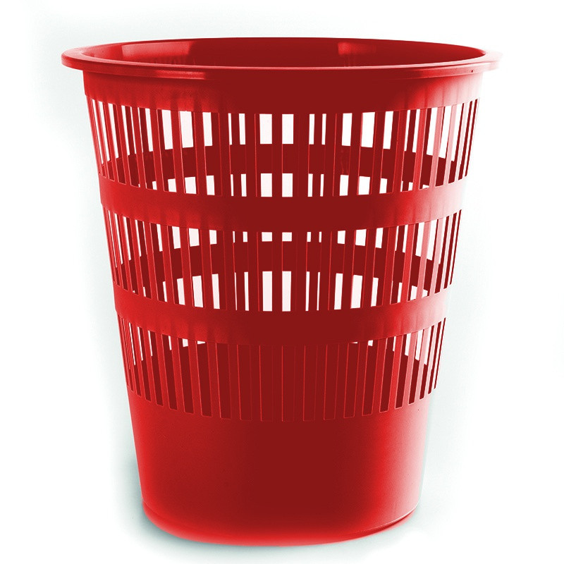 Faibo Corbeille à Papier 12L Bordeaux 307_BOR