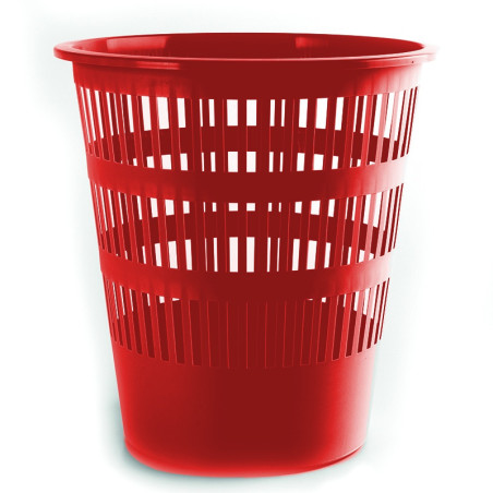 Faibo Corbeille à Papier 12L Bordeaux 307_BOR