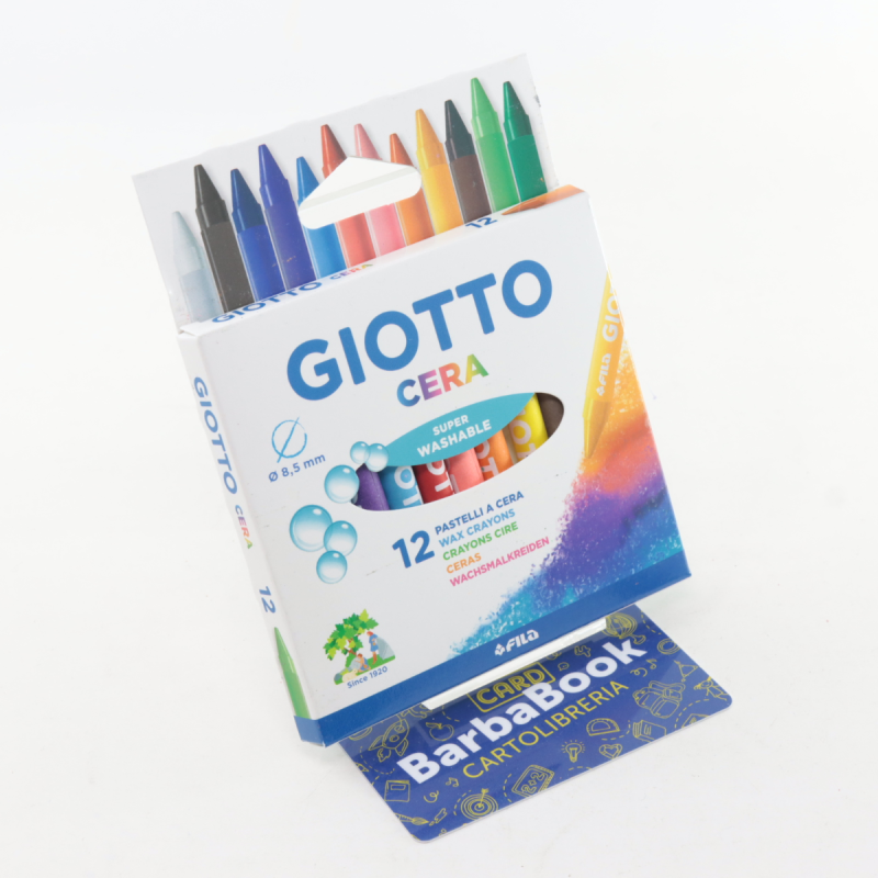 Giotto Crayons cire étui de 12 281200
